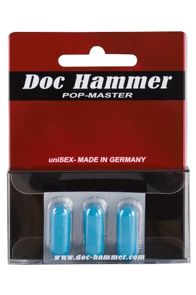 Doc Hammer Pop Master 3 Capsules - Voedingssupplement 3 Doc Hammer Pop Master 3 Capsules - Voedingssupplement