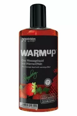 Warmup Aardbei Massage Vloeistof Op Waterbasis 150ml