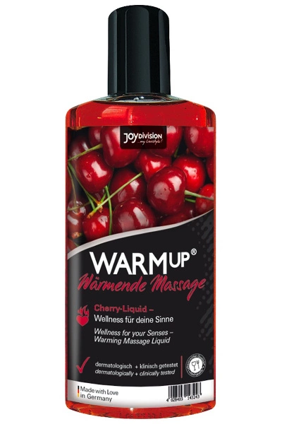 Opwarmende Massageolie - Kersen 150ml 3 Opwarmende Massageolie - Kersen 150ml