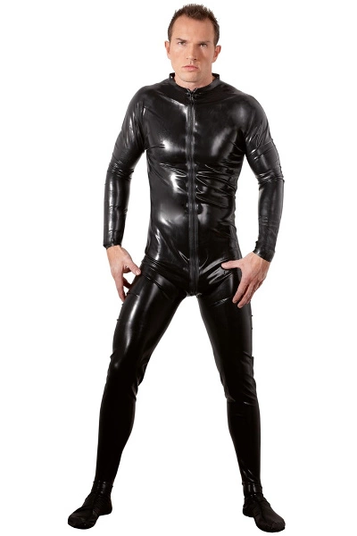 Heren Latex Jumpsuit 3 Heren Latex Jumpsuit