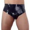 Latex Herenslip Met Opblaasbare Anaalplug