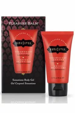 Kama Sutra - Pleasure Balm Sensations Lichaamsgel Aardbei