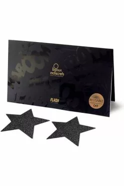 Bijoux Indiscrets - Flash Ster - Lichaamsversiering - Zwart
