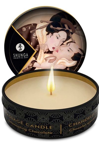 Shunga - Mini Massagekaars Chocolade 30 Ml 3 Shunga - Mini Massagekaars Chocolade 30 Ml