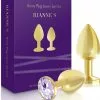 Rs - Soiree - Booty Plug Original Luxury Set 2x Goud -GLIJMIDDELEN Verkoop E25901