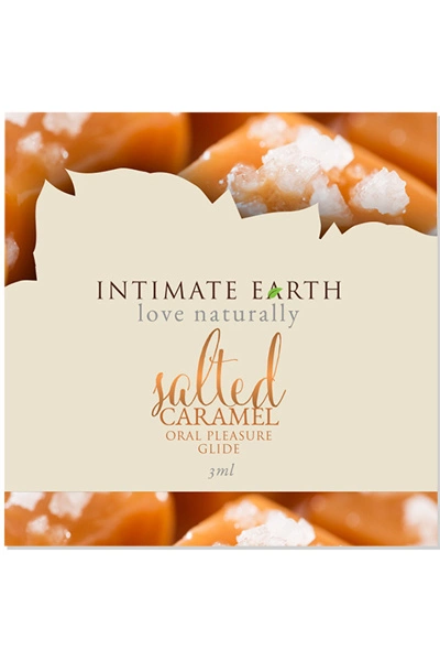 Intimate Earth - Natural Flavors Glide Gezouten Caramel Foil 3 Ml 3 Intimate Earth - Natural Flavors Glide Gezouten Caramel Foil 3 Ml