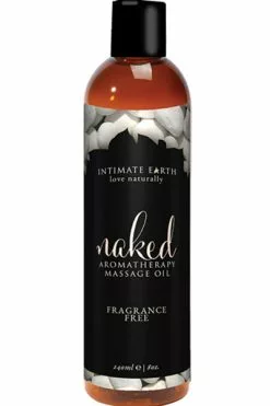 Intimate Earth - Massage Olie Naked Unscented 240 Ml