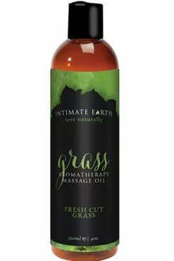 Intimate Earth - Massage Olie Gras 120 Ml