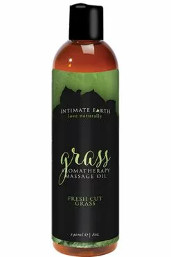 Intimate Earth - Massage Olie Gras 240 Ml