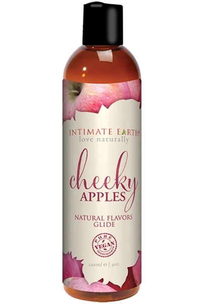 Intimate Earth - Natural Flavors Glide Appel 120 Ml 3 Intimate Earth - Natural Flavors Glide Appel 120 Ml