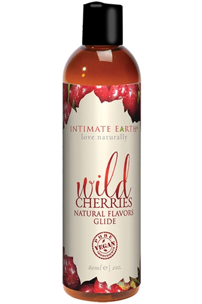 Intimate Earth - Natural Flavors Glide Wilde Kersen 60 Ml 3 Intimate Earth - Natural Flavors Glide Wilde Kersen 60 Ml