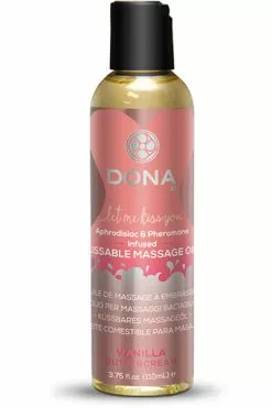 Dona - Kissable Massage Olie Vanille Botercreme 110 Ml