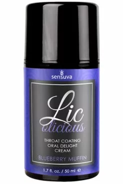 Sensuva - Lic-o-licious Oral Delight Creme Bosbessen Muffin 50 Ml