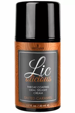Sensuva - Lic-o-licious Oral Delight Creme Gezouten Caramel 50 Ml