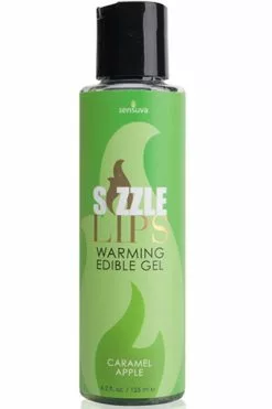 Sensuva - Sizzle Lips Verwarmende Eetbare Gel Caramel Appel 125 Ml