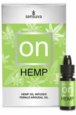Sensuva - On Arousal Oil Voor Haar Hennep Olie Infused 5 Ml