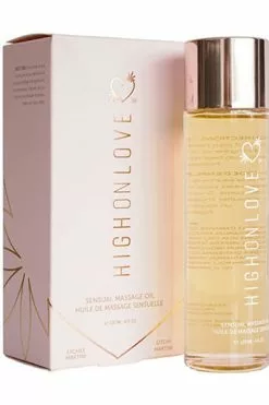 Highonlove - Massage Olie Lychee Martini 120 Ml