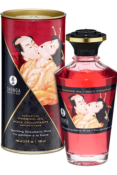 Shunga - Aphrodisiac Verwarmende Olie Aardbeienwijn 100 Ml 3 Shunga - Aphrodisiac Verwarmende Olie Aardbeienwijn 100 Ml