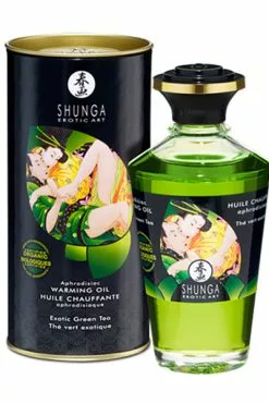 Shunga - Aphrodisiac Verwarmende Olie Groene Thee 100 Ml