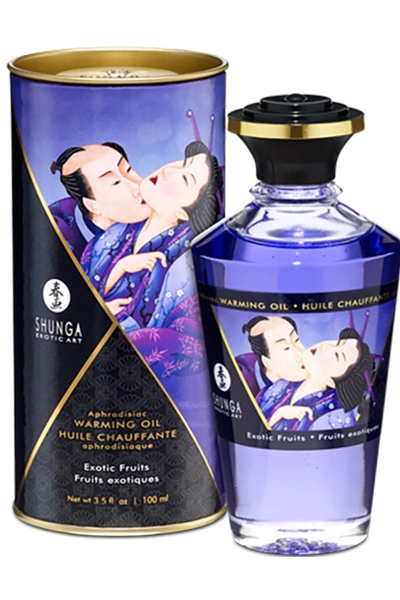 Shunga - Aphrodisiac Verwarmende Olie Exotische Vruchten 100 Ml 3 Shunga - Aphrodisiac Verwarmende Olie Exotische Vruchten 100 Ml