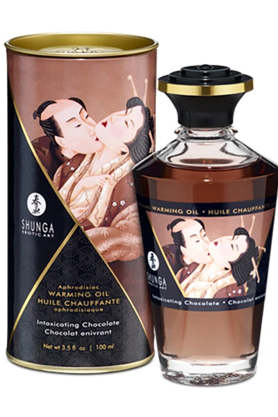 Shunga - Aphrodisiac Verwarmende Olie Chocolade 100 Ml 3 Shunga - Aphrodisiac Verwarmende Olie Chocolade 100 Ml