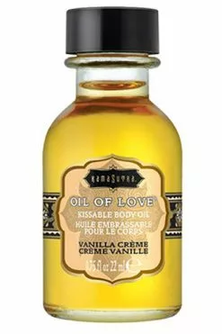 Kama Sutra - Oil Of Love Kusbare Lichaamsolie Vanille Creme 22 Ml