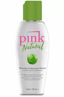 Pink - Natural Waterbasis Glijmiddel 80 Ml