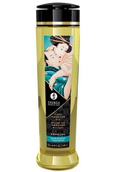 Shunga - Massage Olie Eiland Bloesem 3 Shunga - Massage Olie Eiland Bloesem