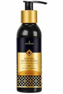 Sensuva - Natural Waterbasis Glijmiddel Gezouten Caramel 125 Ml