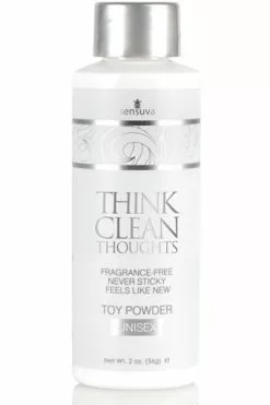 Sensuva - Think Clean Thoughts Anti Bacterial Toy Powder 56 Gram