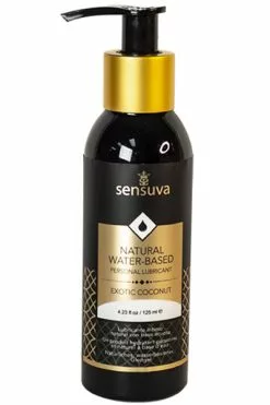Sensuva - Natural Waterbasis Glijmiddel Exotische Kokosnoot 125 Ml