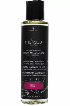 Sensuva - Me & You Berry Flirty Massage Olie 125 Ml