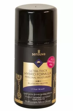 Sensuva - Ultra-dikke Hybride Glijmiddel Bosbessen Muffin 50 Ml