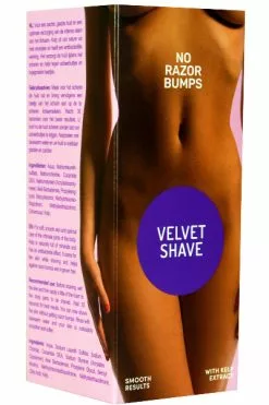 Velvet Shave -GLIJMIDDELEN Verkoop E32237 b
