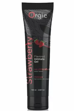 Orgie - Lube Tube Intieme Gel Met Smaak Aardbei 100 Ml
