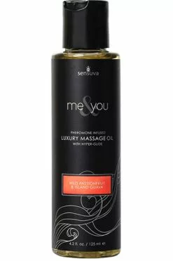 Sensuva - Me & You Wilde Passievrucht & Eiland Guave Massage Oil 125 Ml