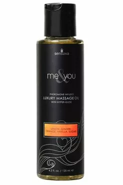 Sensuva - Me & You Lemon,ginger,orange,vanilla&sugar Massage Oil 125 Ml
