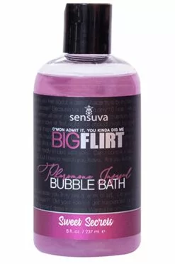 Sensuva - Big Flirt Pheromone Bubble Bath Sweet Secrets 237 Ml