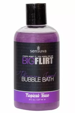 Sensuva - Big Flirt Pheromone Bubble Bath Tropical Tease 237 Ml