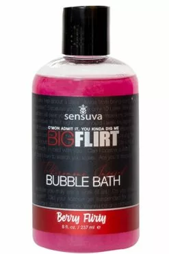 Sensuva - Big Flirt Pheromone Bubble Bath Berry Flirty 237 Ml