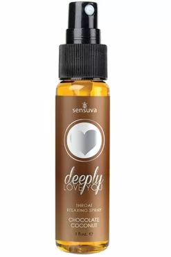 Sensuva - Deeply Love You Chocola Kokosnoot Keel Ontspanner Spray 30 Ml