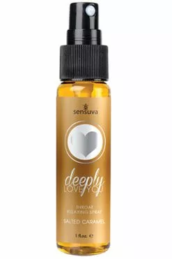 Sensuva - Deeply Love You Zoute Caramel Keel Ontspanner Spray 30 Ml